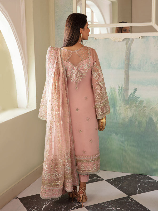 Gulaal | Embroidered Chiffon 23 | AYSEL GL-LP-V2-11 - by - Libasekhas UK - Registered Vendor of : Gulaal - 100% Original Designer Dresss