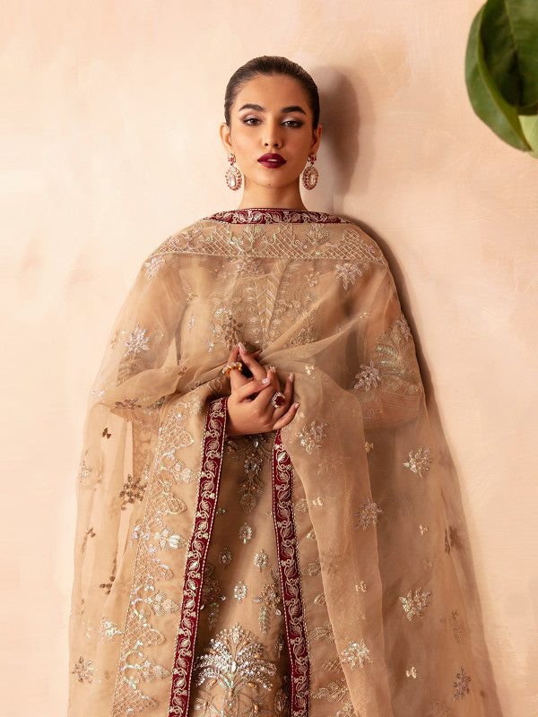 Gulaal | Embroidered Chiffon 23 | EMILIA GL-LP-V2-14 - by - Libasekhas UK - Registered Vendor of : Gulaal - 100% Original Designer Dresss