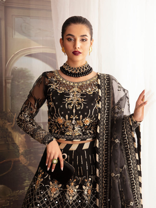 Gulaal | Embroidered Chiffon 23 | STELLA GL-LP-V2-13 - by - Libasekhas UK - Registered Vendor of : Gulaal - 100% Original Designer Dresss
