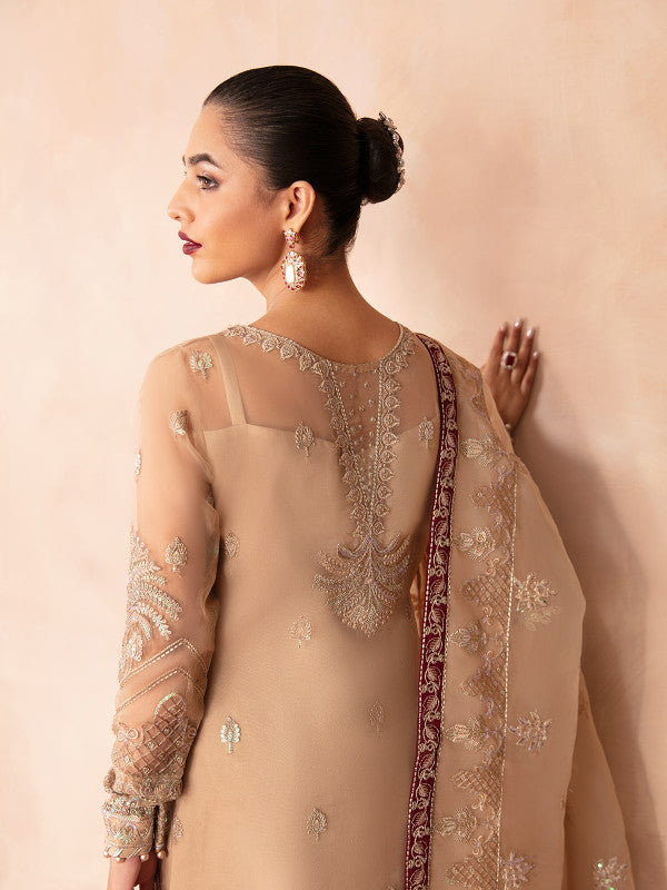 Gulaal | Embroidered Chiffon 23 | EMILIA GL-LP-V2-14 - by - Libasekhas UK - Registered Vendor of : Gulaal - 100% Original Designer Dresss