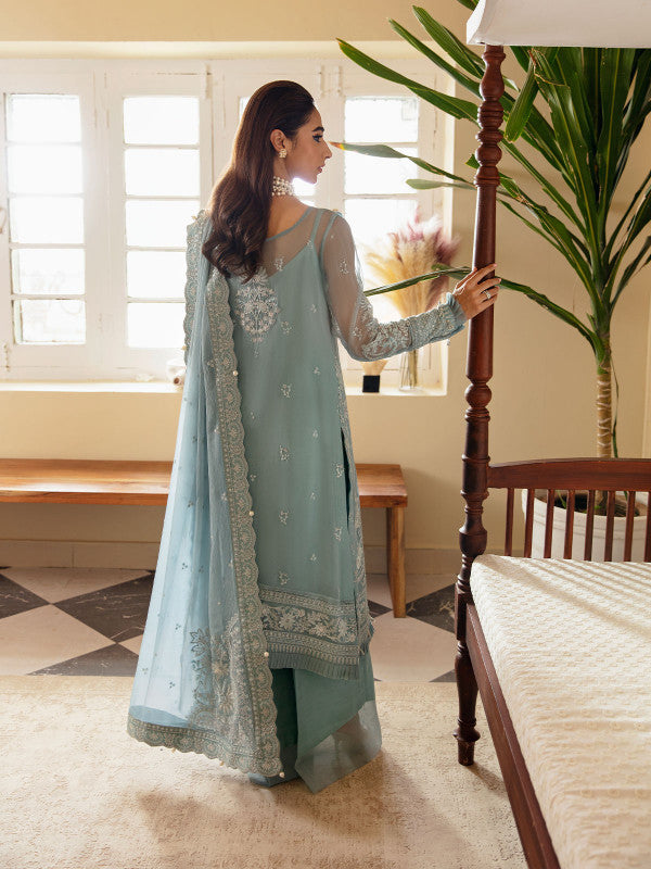 Gulaal | Embroidered Chiffon 23 | CALYPSO GL-EC-23V1-05 - by - Libasekhas UK - Registered Vendor of : Gulaal - 100% Original Designer Dresss