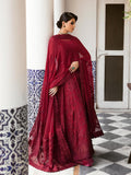 Gulaal | Embroidered Chiffon 23 | GARNET - (GL-EP23V1-09) - by - Libasekhas UK - Registered Vendor of : Gulaal - 100% Original Designer Dresss