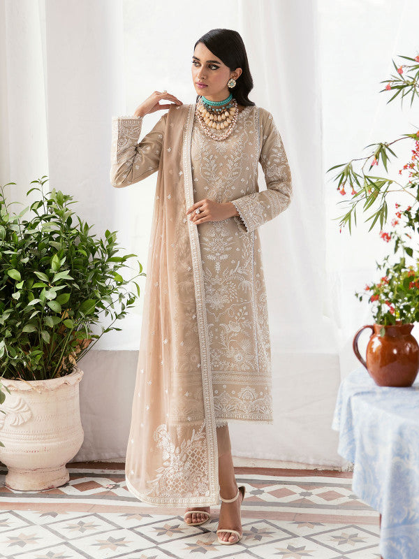 Gulaal | Embroidered Chiffon 23 | Meraki - by - Libasekhas UK - Registered Vendor of : Gulaal - 100% Original Designer Dresss