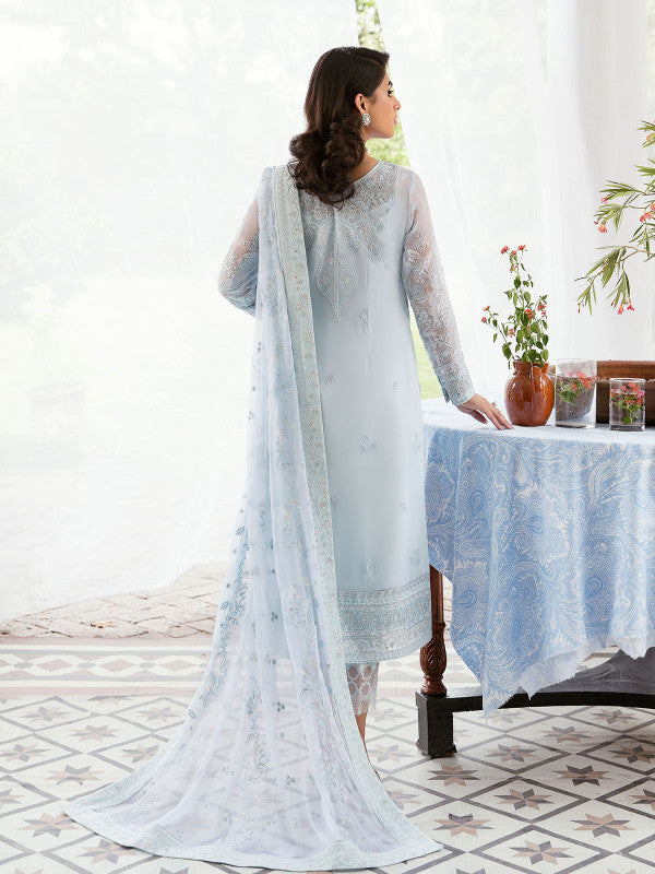 Gulaal | Embroidered Chiffon 23 | Wisteria - by - Libasekhas UK - Registered Vendor of : Gulaal - 100% Original Designer Dresss