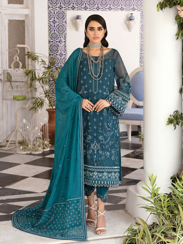 Gulaal | Embroidered Chiffon 23 | Reyah - by - Libasekhas UK - Registered Vendor of : Gulaal - 100% Original Designer Dresss