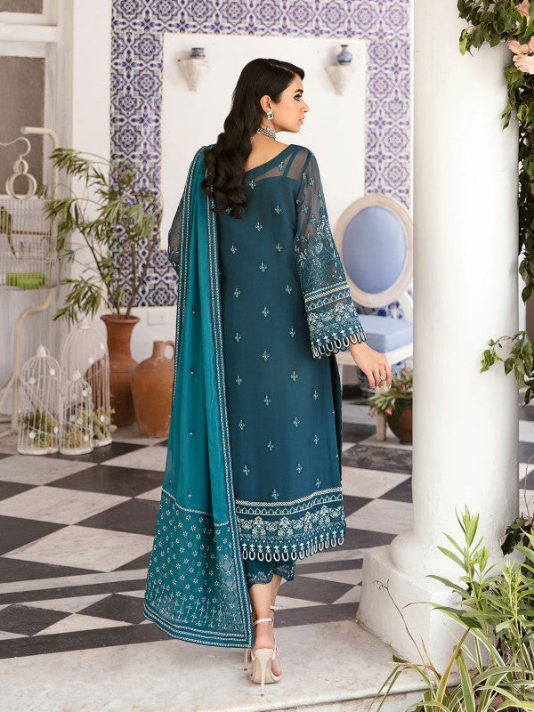 Gulaal | Embroidered Chiffon 23 | Reyah - by - Libasekhas UK - Registered Vendor of : Gulaal - 100% Original Designer Dresss