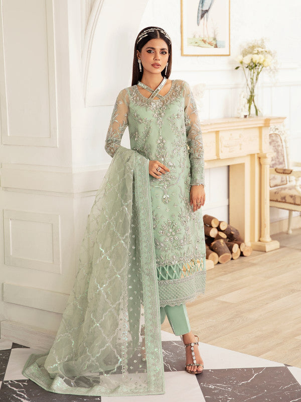 Gulaal | Embroidered Chiffon 23 | JULIETTE GL-LP-V2-09 - by - Libasekhas UK - Registered Vendor of : Gulaal - 100% Original Designer Dresss