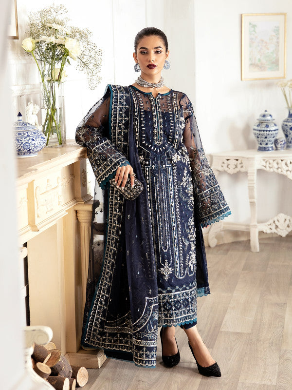 Gulaal | Embroidered Chiffon 23 | SABELA GL-LP-V2-15 - by - Libasekhas UK - Registered Vendor of : Gulaal - 100% Original Designer Dresss