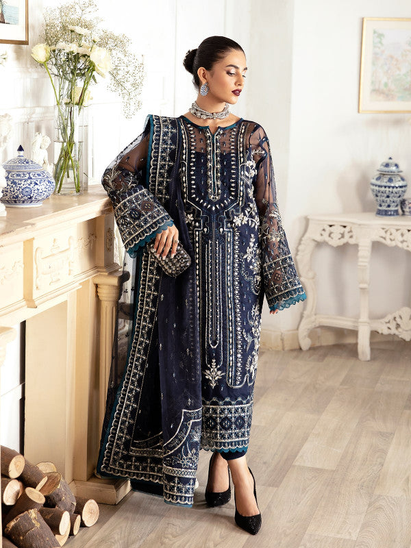 Gulaal | Embroidered Chiffon 23 | SABELA GL-LP-V2-15 - by - Libasekhas UK - Registered Vendor of : Gulaal - 100% Original Designer Dresss