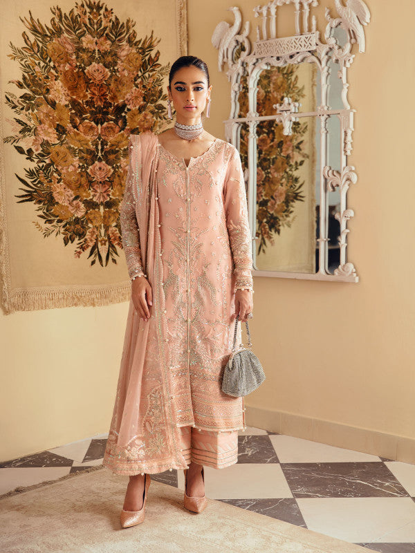 Gulaal | Embroidered Chiffon 23 | ROSALIE GL-EC-23V1-03 - by - Libasekhas UK - Registered Vendor of : Gulaal - 100% Original Designer Dresss
