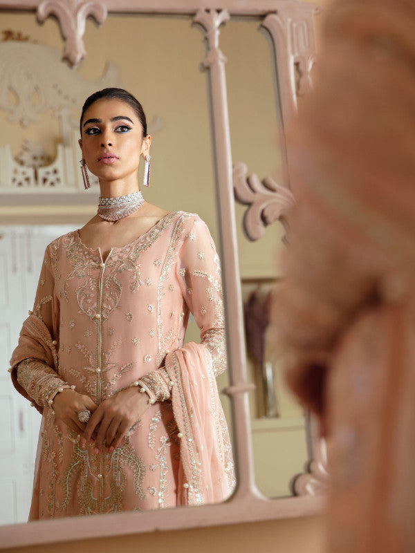 Gulaal | Embroidered Chiffon 23 | ROSALIE GL-EC-23V1-03 - by - Libasekhas UK - Registered Vendor of : Gulaal - 100% Original Designer Dresss