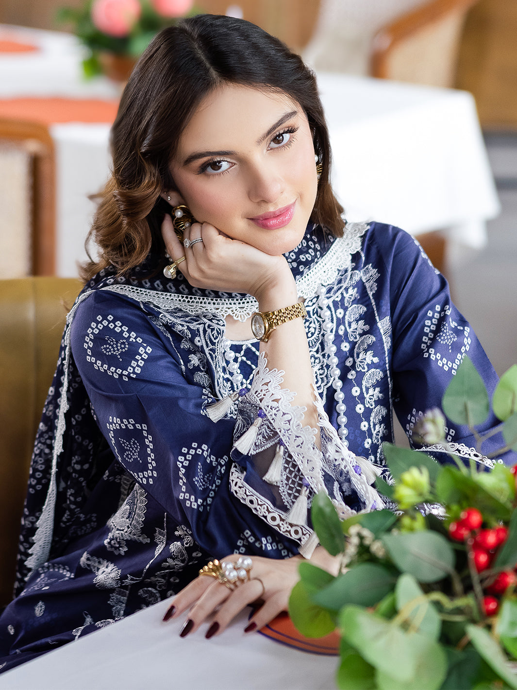 Mahnur | After Hours Luxury Lawn 25 | Garden Glee - by - Libasekhas UK - Registered Vendor of : Mahnur - 100% Original Designer Dresss