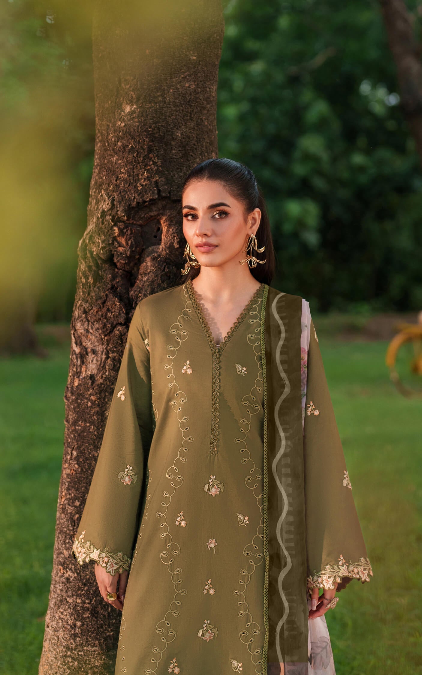 Asifa and Nabeel | Eden Cambric 25 | Gardenia Grace ECU25-09 - by Libasekhas UK - Registered Vendor of : Asifa and Nabeel - 100% Original Designer Dress