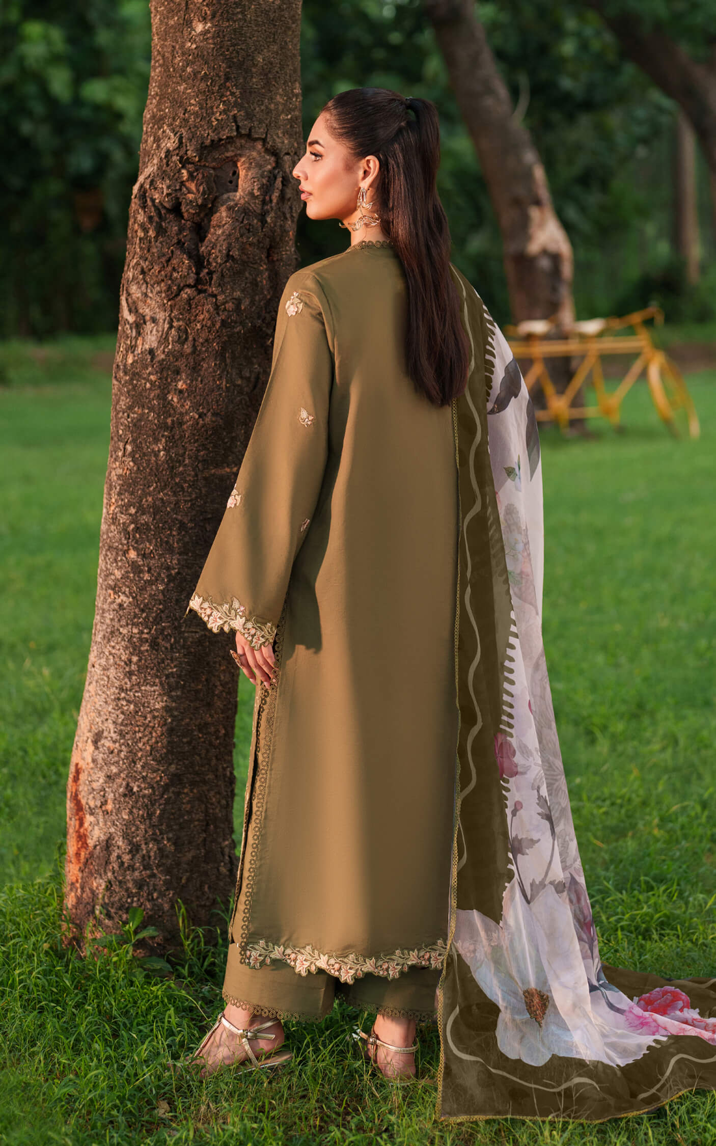 Asifa and Nabeel | Eden Cambric 25 | Gardenia Grace ECU25-09 - by Libasekhas UK - Registered Vendor of : Asifa and Nabeel - 100% Original Designer Dress
