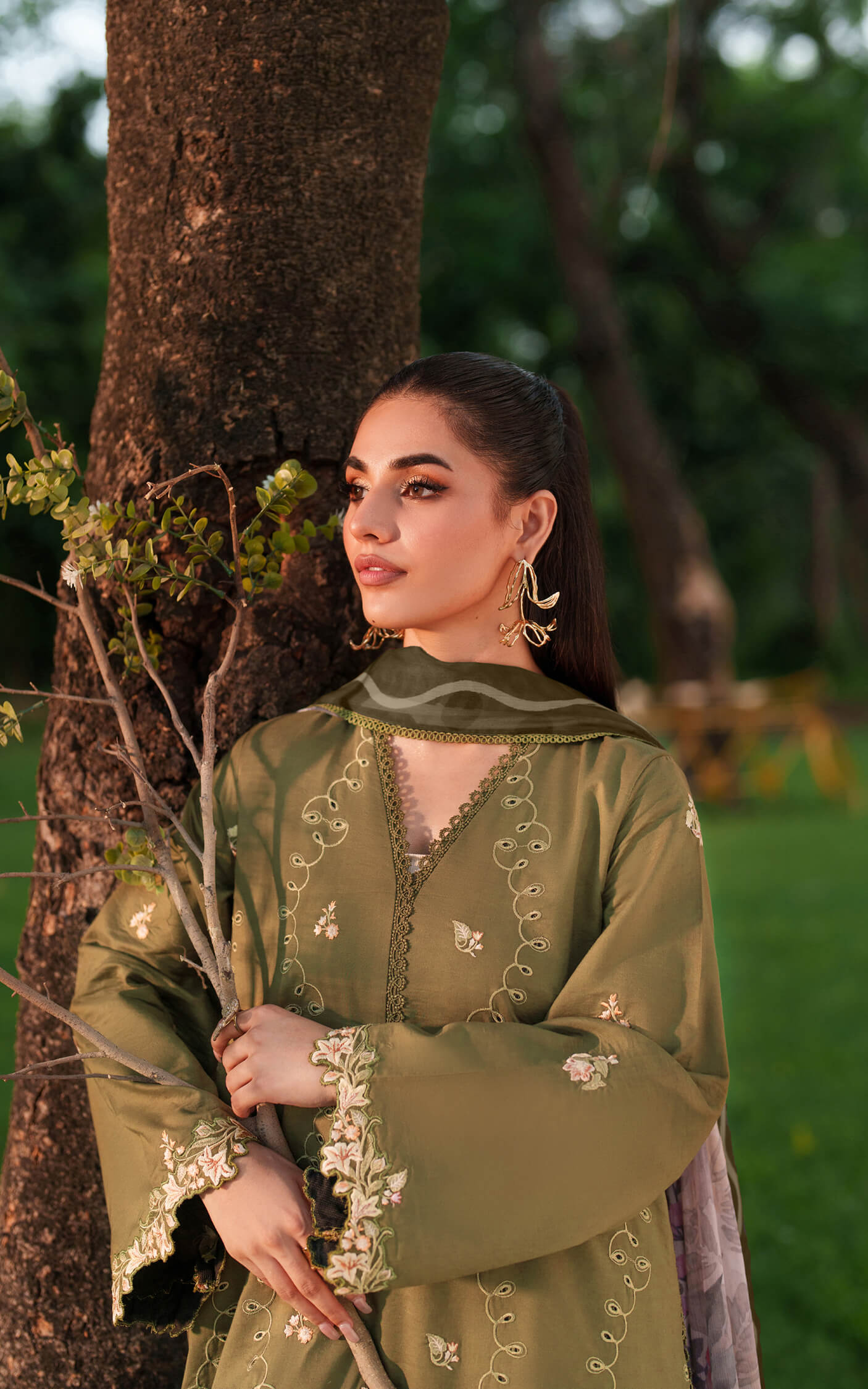 Asifa and Nabeel | Eden Cambric 25 | Gardenia Grace ECU25-09 - by Libasekhas UK - Registered Vendor of : Asifa and Nabeel - 100% Original Designer Dress