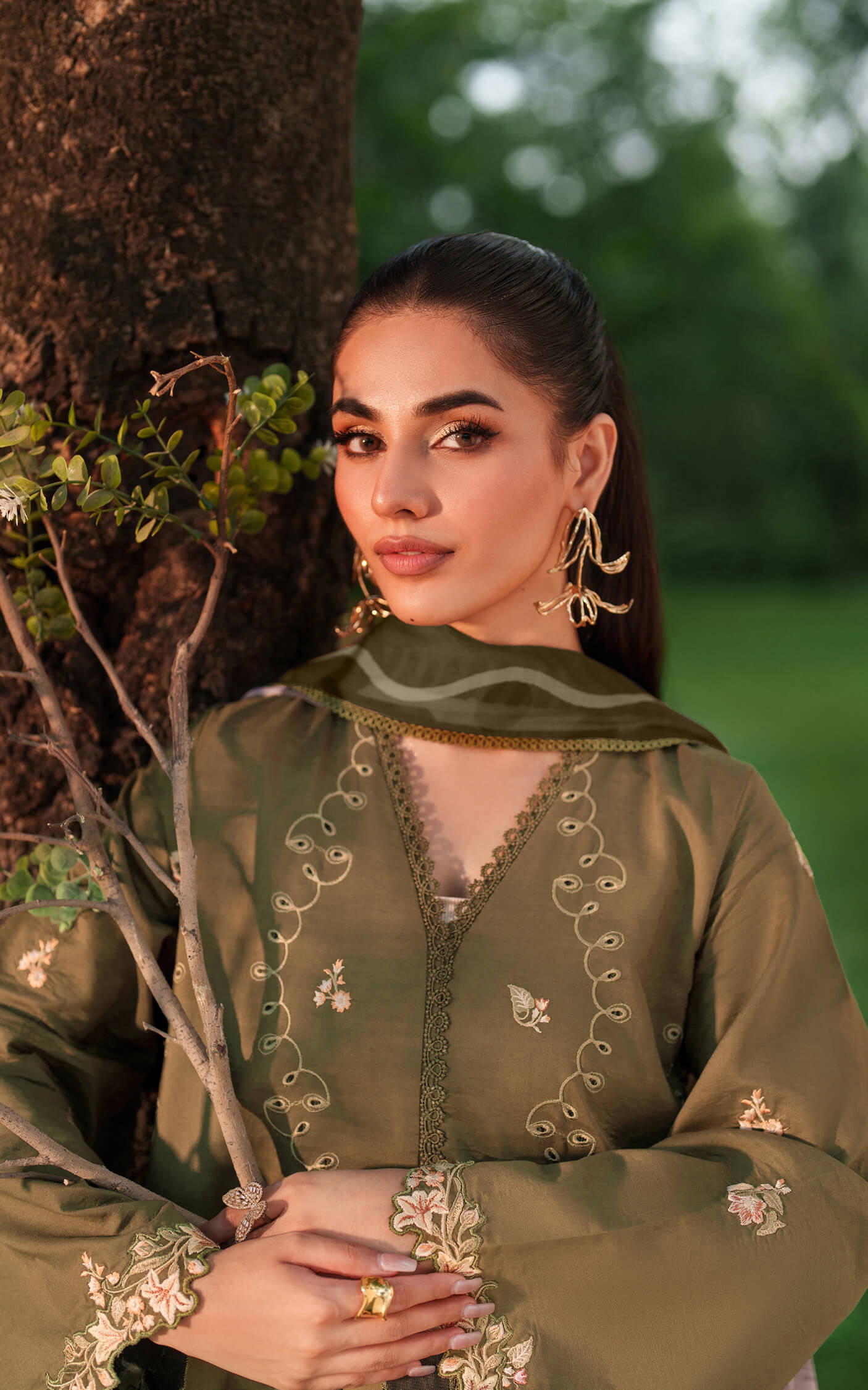 Asifa and Nabeel | Eden Cambric 25 | Gardenia Grace ECU25-09 - by Libasekhas UK - Registered Vendor of : Asifa and Nabeel - 100% Original Designer Dress