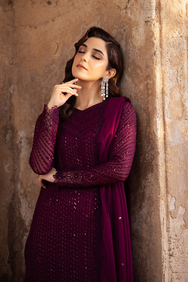 Azure | Luxe Formals | Garnet Majesty - by Libasekhas UK - Registered Vendor of : Azure - 100% Original Designer Dress