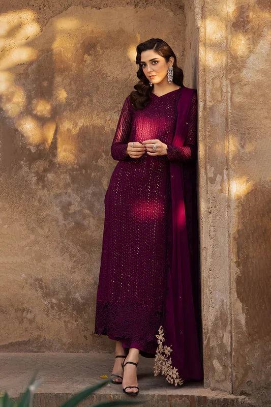 Azure | Luxe Formals | Garnet Majesty - by Libasekhas UK - Registered Vendor of : Azure - 100% Original Designer Dress
