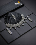 Gemstone Enchantment Necklace - by - Libasekhas UK - Registered Vendor of : Zeesy - 100% Original Designer Dresss
