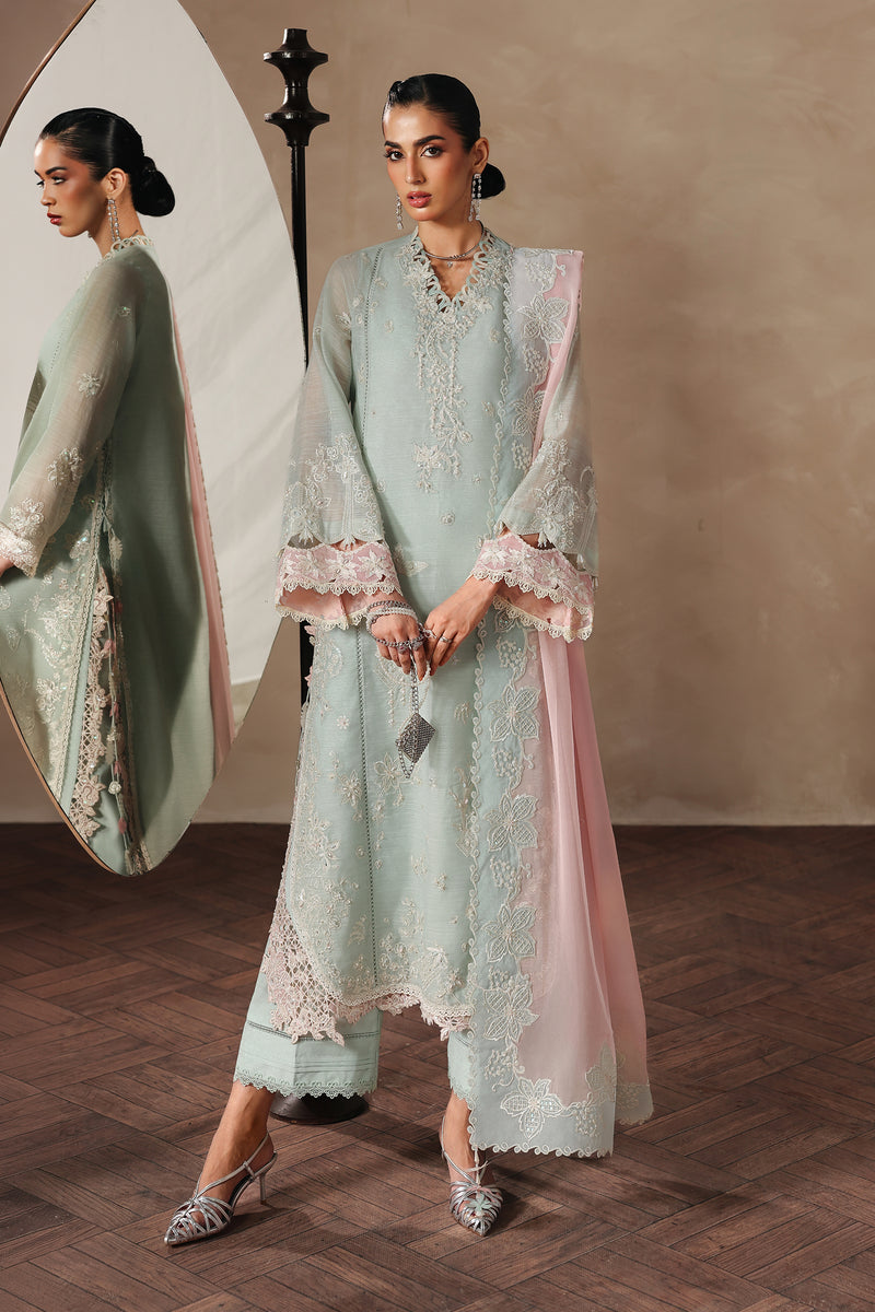 Qalamkar | Luxury Pret 26 | QLP-02 - Nazia - by Libasekhas UK - Registered Vendor of : Qalamkar - 100% Original Designer Dress