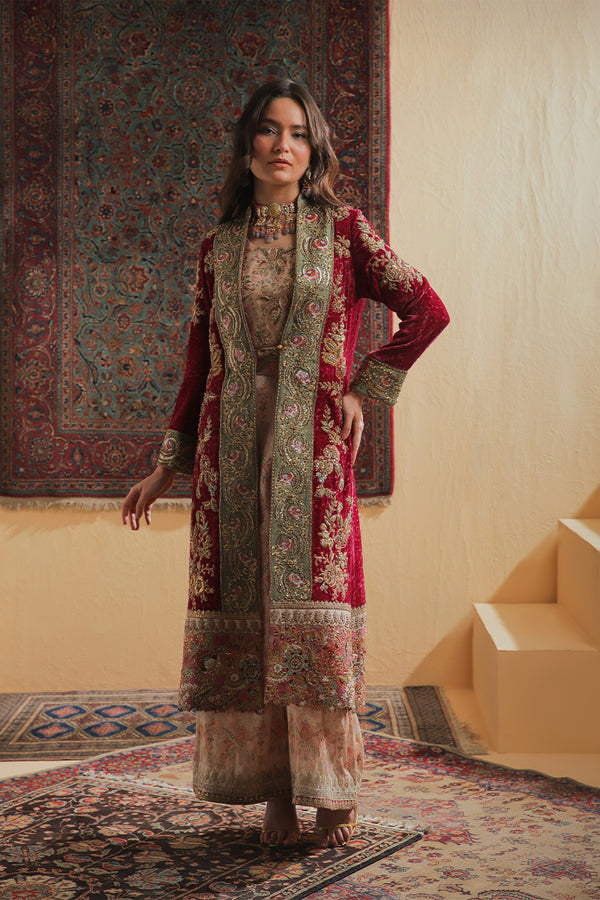 Shamaeel Ansari | Majestic Legacy |Crimson Heritage - by Libasekhas UK - Registered Vendor of : Shamaeel Ansari - 100% Original Designer Dress