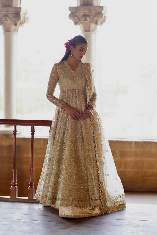 Afrozeh | DASTANGOI '26 | Off-White Maxi-Lehnga - Hikayat