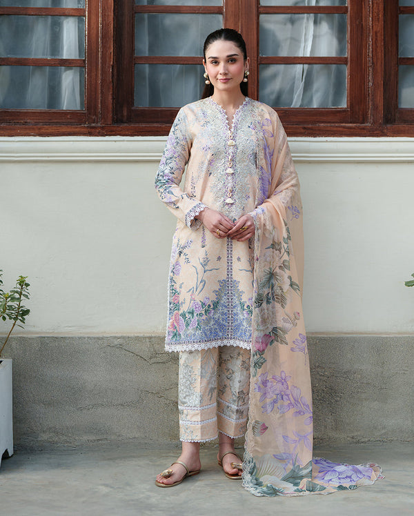 Roheenaz | Whispered Florals | Gentle Breeze - by Libasekhas UK - Registered Vendor of : Roheenaz - 100% Original Designer Dress