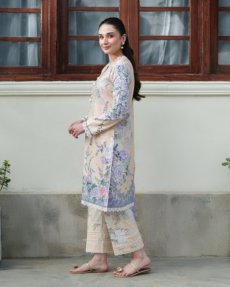 Roheenaz | Whispered Florals | Gentle Breeze - by Libasekhas UK - Registered Vendor of : Roheenaz - 100% Original Designer Dress