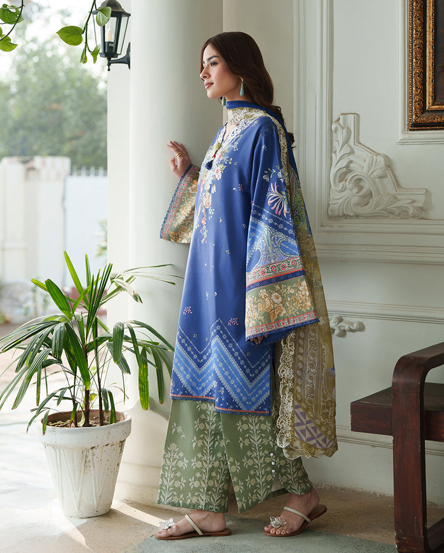 Roheenaz | Whispered Florals | Gentle Petals - by Libasekhas UK - Registered Vendor of : Roheenaz - 100% Original Designer Dress