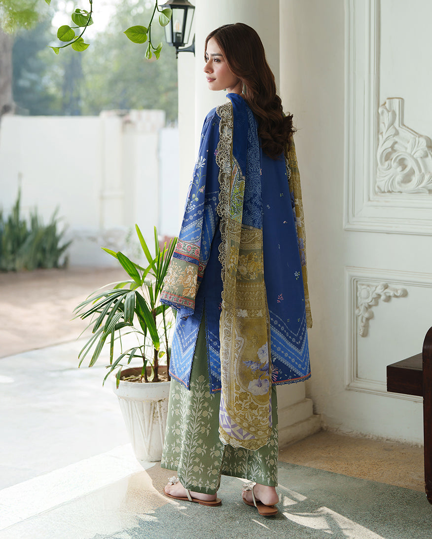 Roheenaz | Whispered Florals | Gentle Petals - by Libasekhas UK - Registered Vendor of : Roheenaz - 100% Original Designer Dress