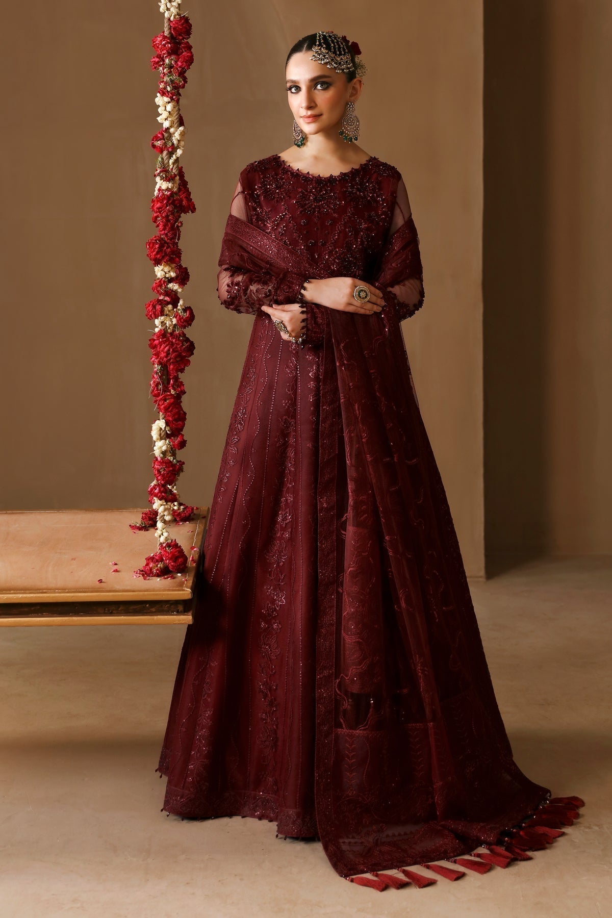 Alizeh | Reena Wedding Formals | AF-HM-4022-GULAB - by - Libasekhas UK - Registered Vendor of : Alizeh - 100% Original Designer Dresss