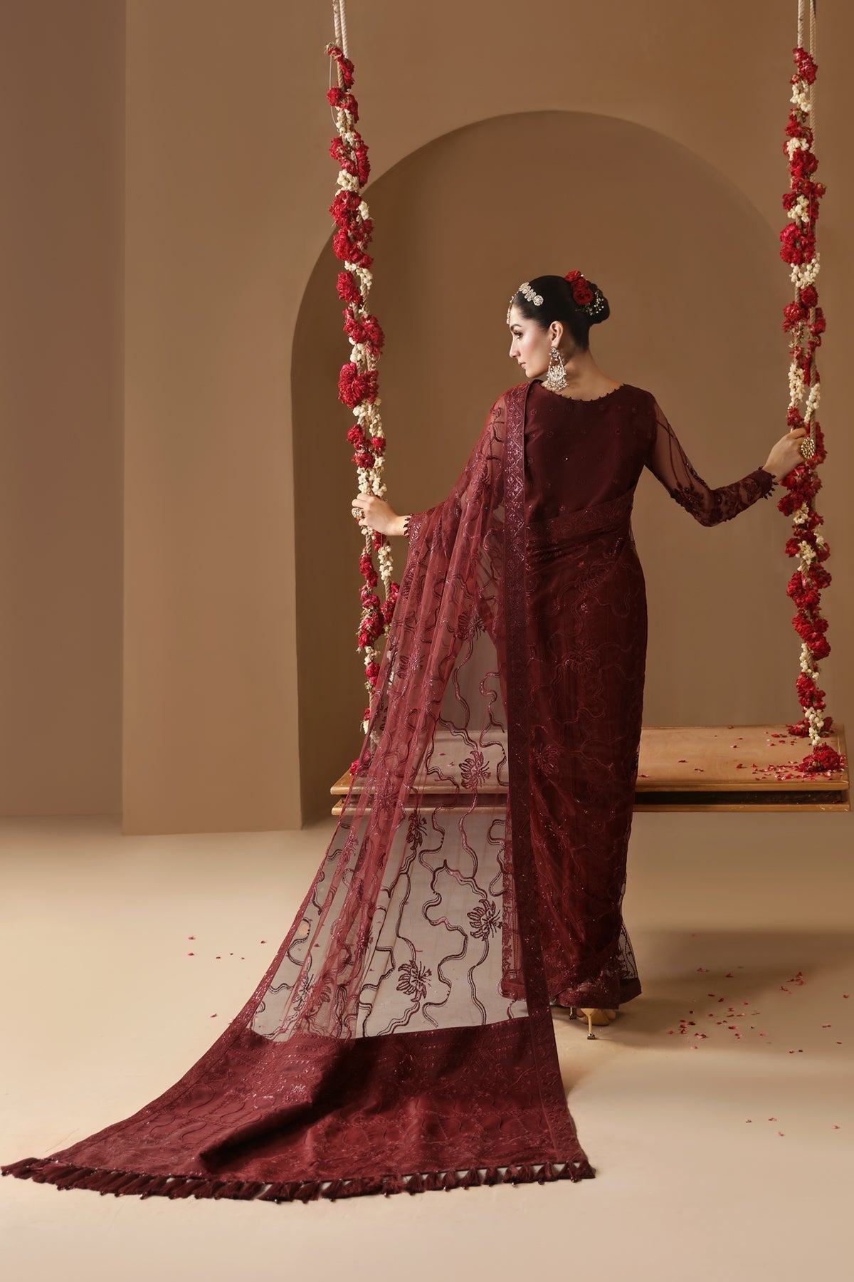 Alizeh | Reena Wedding Formals | AF-HM-4022-GULAB - by - Libasekhas UK - Registered Vendor of : Alizeh - 100% Original Designer Dresss