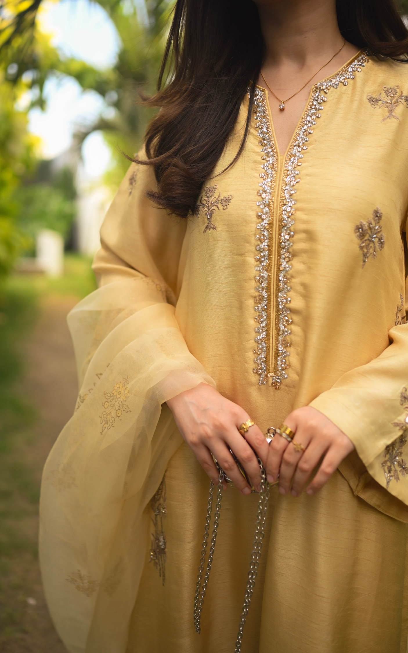 Asifa and Nabeel | Silk Edit 26 | Gilded Primrose - by Libasekhas UK - Registered Vendor of : Asifa and Nabeel - 100% Original Designer Dress