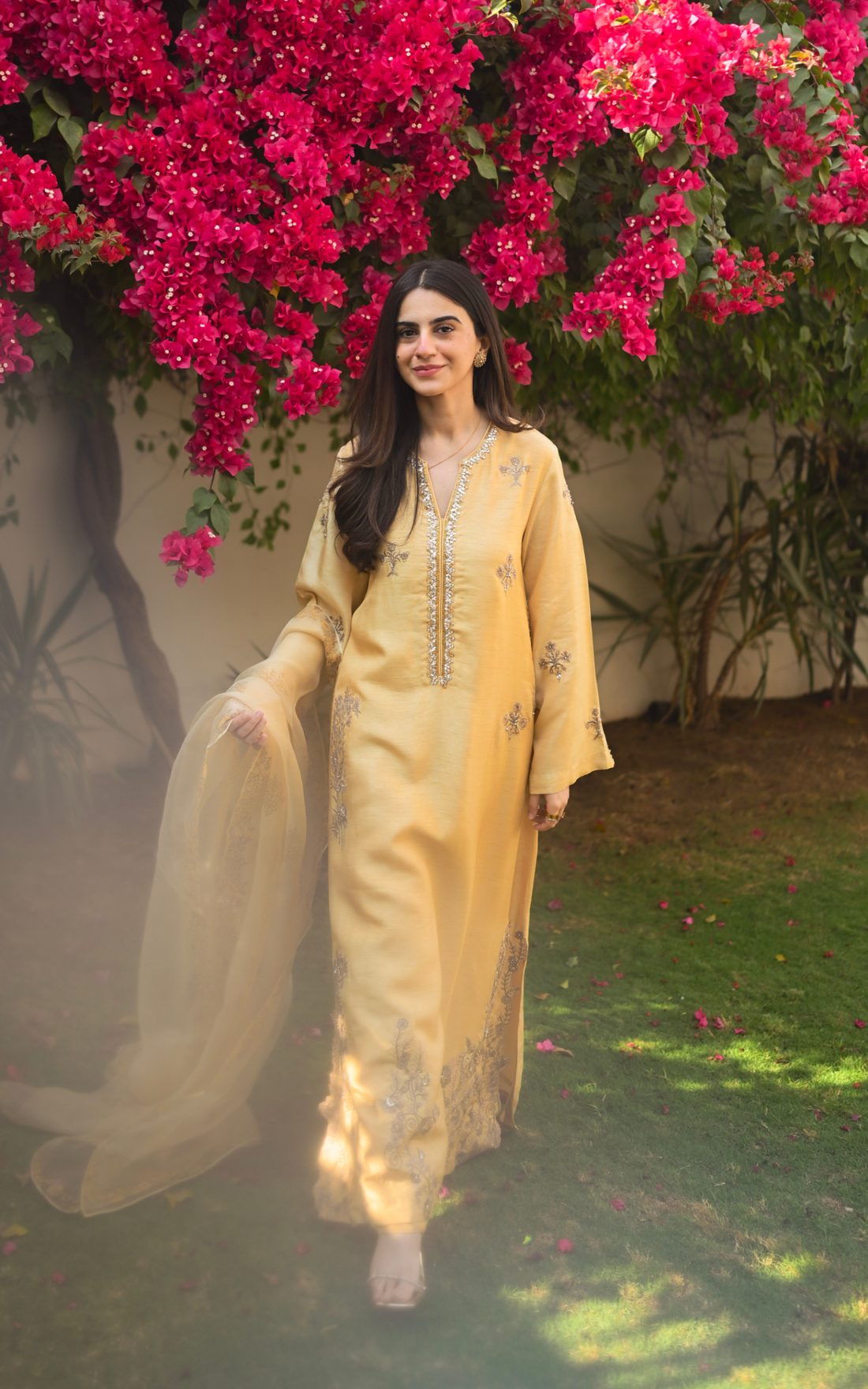 Asifa and Nabeel | Silk Edit 26 | Gilded Primrose - by Libasekhas UK - Registered Vendor of : Asifa and Nabeel - 100% Original Designer Dress