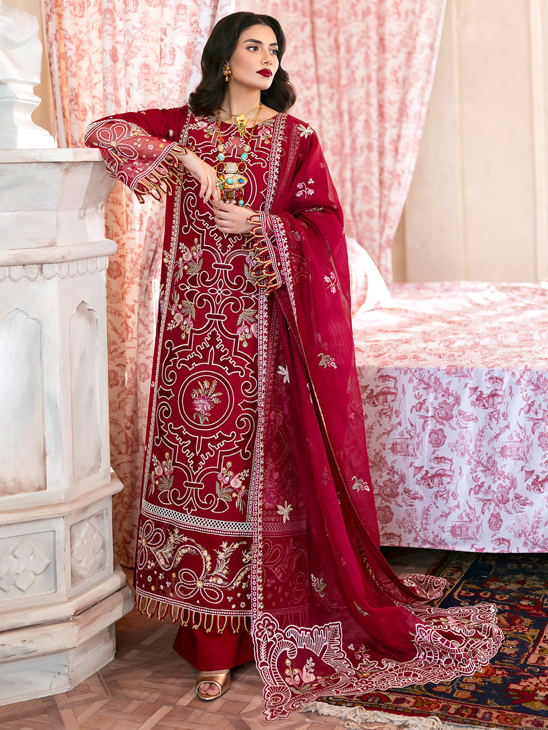 Mahnur | Sophie Luxury Lawn 25 | Ginny - by - Libasekhas UK - Registered Vendor of : Mahnur - 100% Original Designer Dresss