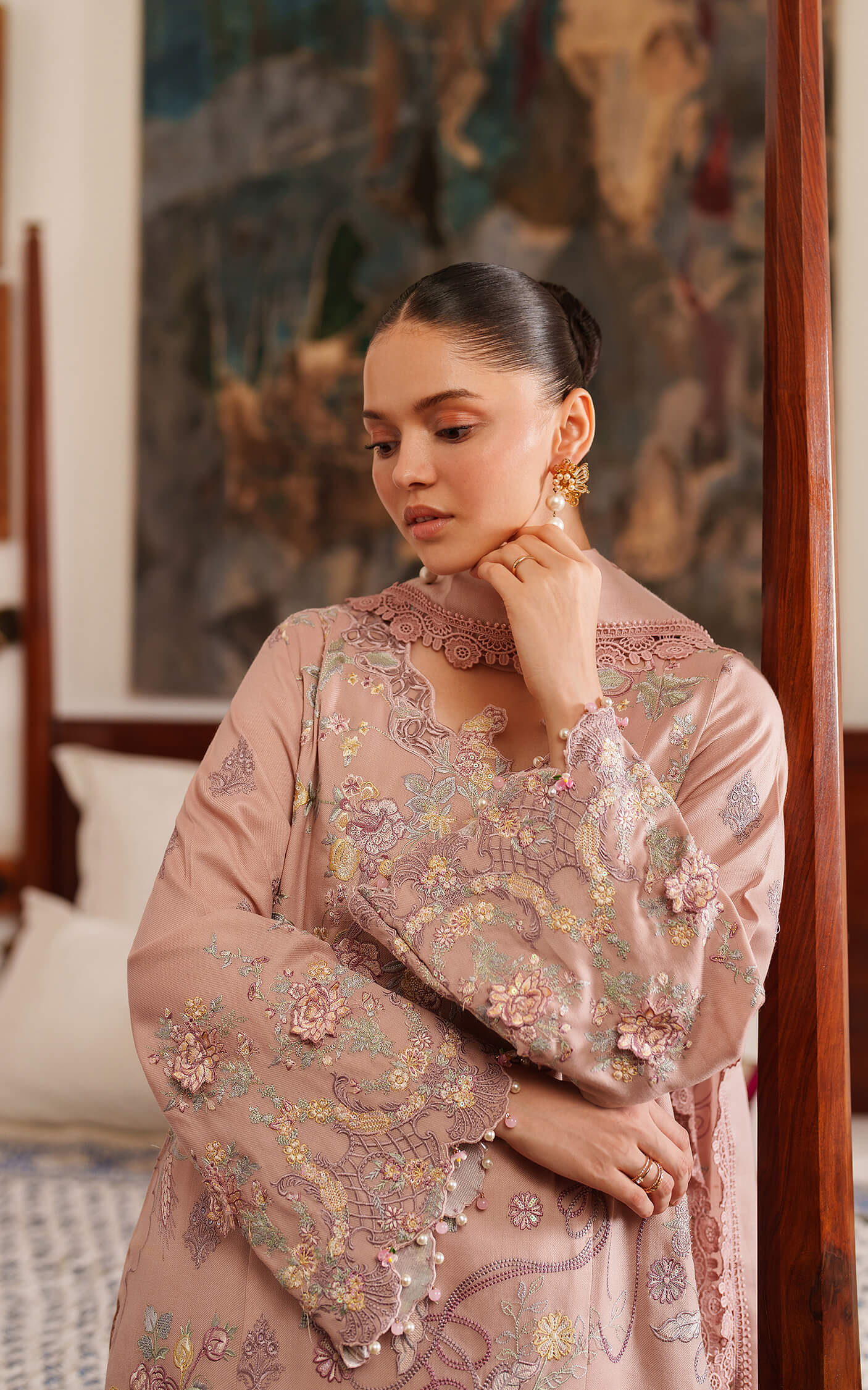 Asifa and Nabeel | Pashmina Luxe 25 | Glace LWC25-06 - by Libasekhas UK - Registered Vendor of : Asifa and Nabeel - 100% Original Designer Dress