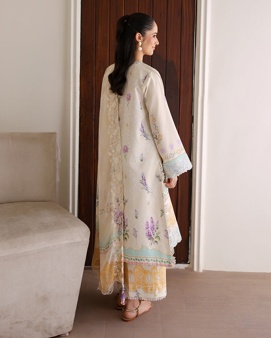 Roheenaz | Sunlit Tales Printed Embroidered Edit | Glowleaf - by Libasekhas - Registered Vendor of : Roheenaz - 100% Original Designer Dress