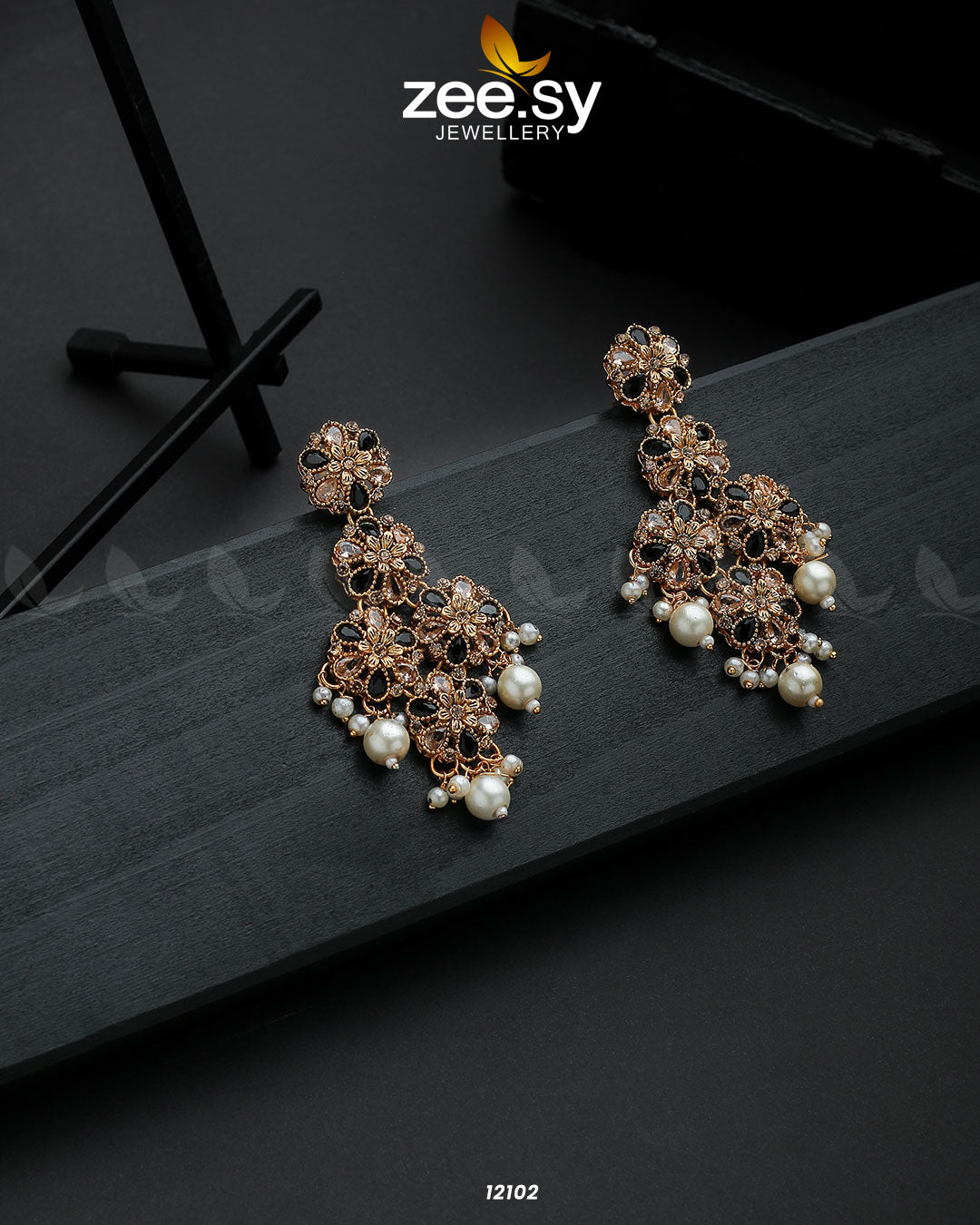 Golden Orchid Elegance - by - Libasekhas UK - Registered Vendor of : Zeesy - 100% Original Designer Dresss