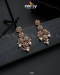 Golden Orchid Elegance - by - Libasekhas UK - Registered Vendor of : Zeesy - 100% Original Designer Dresss