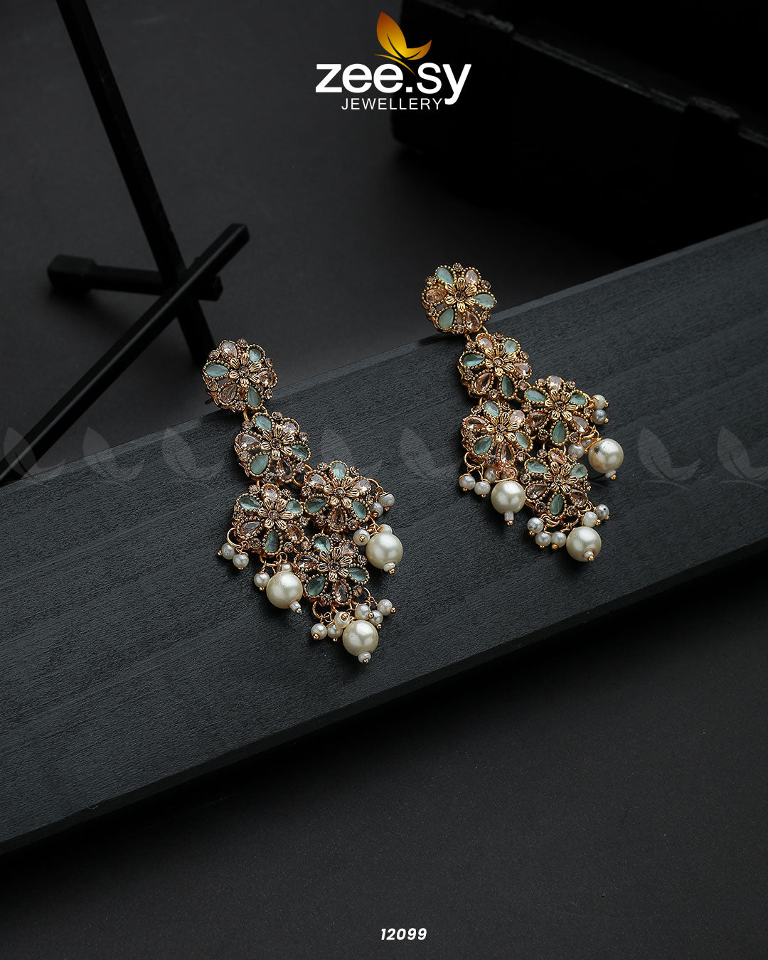 Golden Orchid Elegance - by - Libasekhas UK - Registered Vendor of : Zeesy - 100% Original Designer Dresss