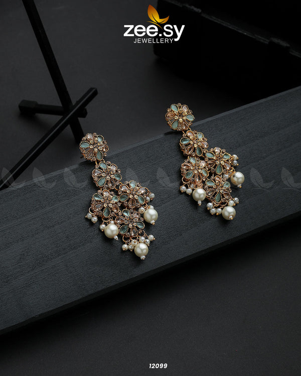 Golden Orchid Elegance - by - Libasekhas UK - Registered Vendor of : Zeesy - 100% Original Designer Dresss