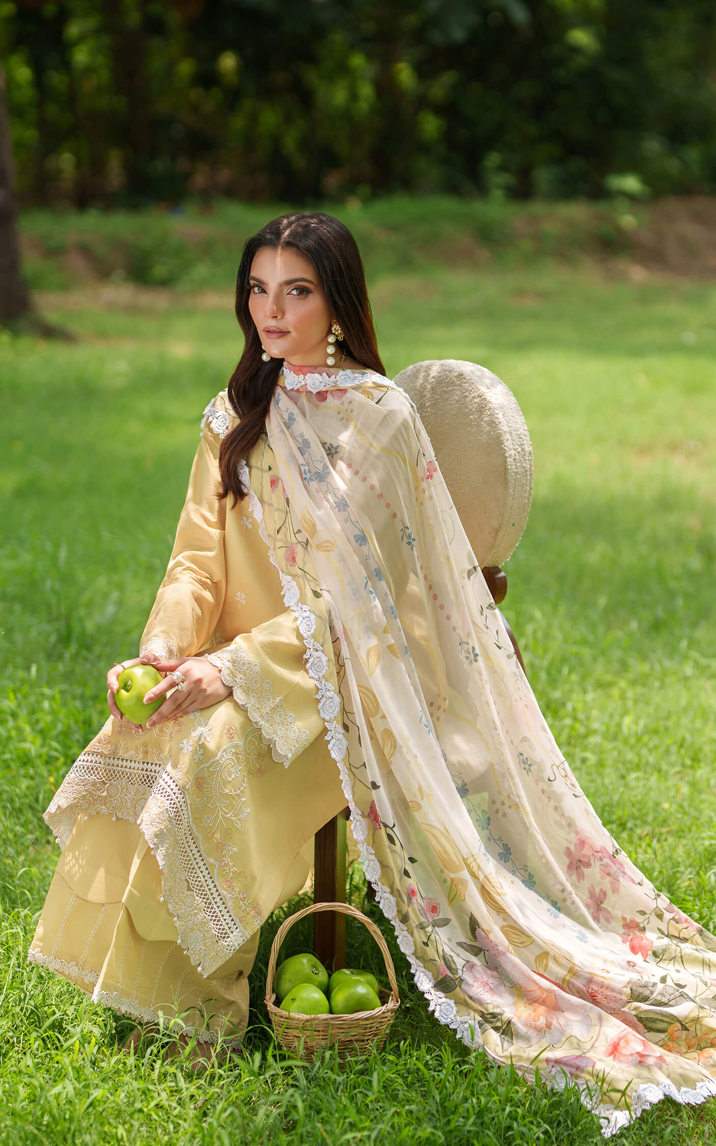 Asifa and Nabeel | Eden Cambric 25 | Golden Dust ECU25-10 - by Libasekhas UK - Registered Vendor of : Asifa and Nabeel - 100% Original Designer Dress