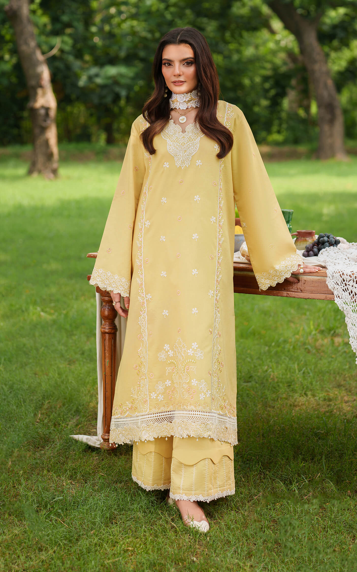 Asifa and Nabeel | Eden Cambric 25 | Golden Dust ECU25-10 - by Libasekhas UK - Registered Vendor of : Asifa and Nabeel - 100% Original Designer Dress