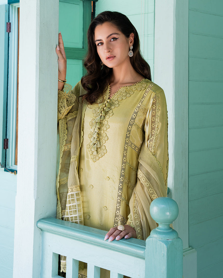 Mushq | Euphoria Pret | Golden Ember - by Libasekhas UK - Registered Vendor of : Mushq - 100% Original Designer Dress