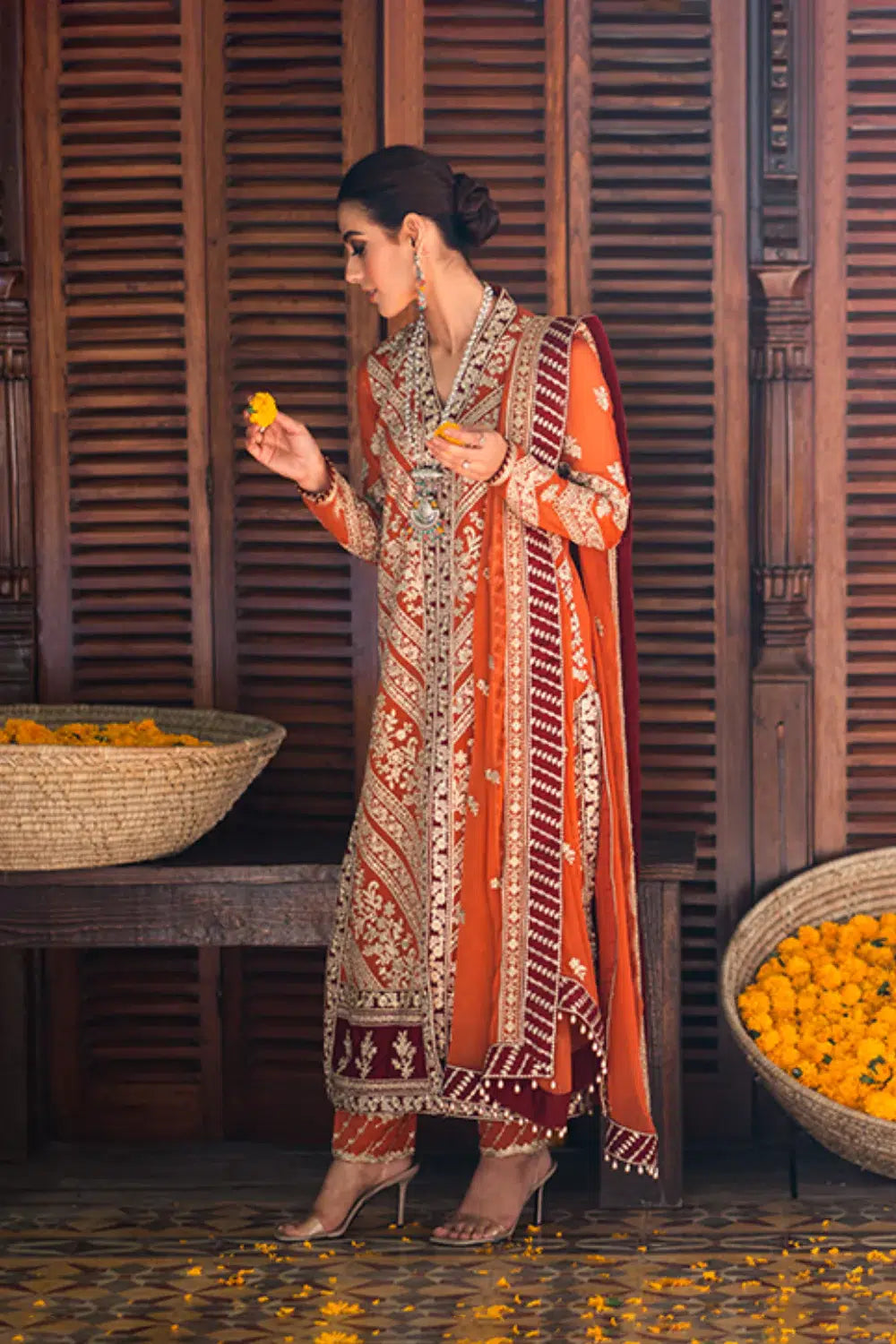 Azure | Embroidered Formals | Grandeur Glam - by - Libasekhas UK - Registered Vendor of : Azure - 100% Original Designer Dresss