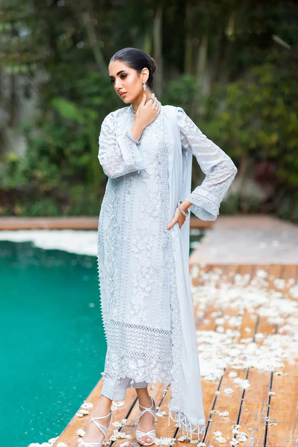 Azure | Embroidered Formals | Granite Grace - by - Libasekhas UK - Registered Vendor of : Azure - 100% Original Designer Dresss
