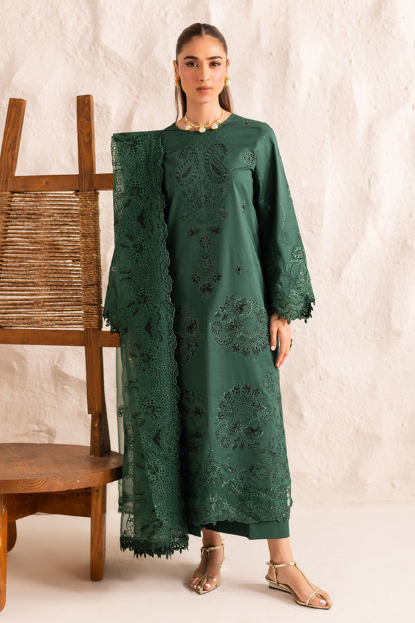 Marjjan | Guzel Lawn | SMC 206-B (Green) - by Libasekhas UK - Registered Vendor of : Marjjan - 100% Original Designer Dress