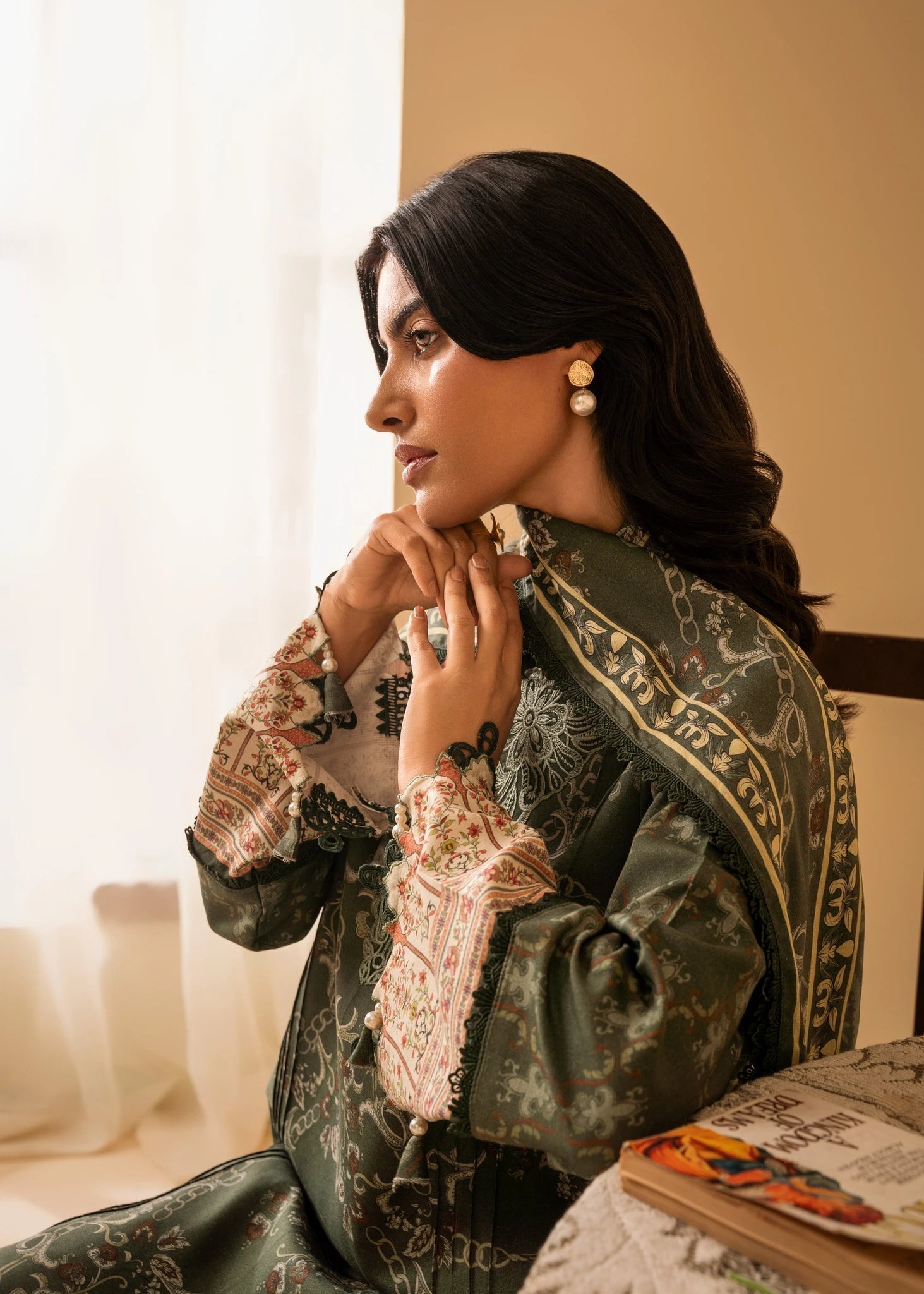 Nureh | Shades of Winter | AMARA (AZ-03) - by - Libasekhas UK - Registered Vendor of : Nureh - 100% Original Designer Dresss