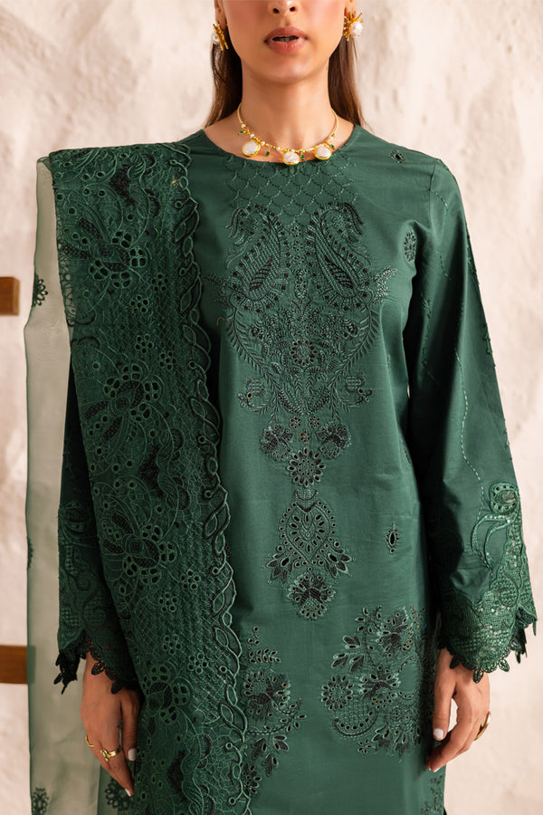 Marjjan | Guzel Lawn | SMC 206-B (Green) - by Libasekhas UK - Registered Vendor of : Marjjan - 100% Original Designer Dress