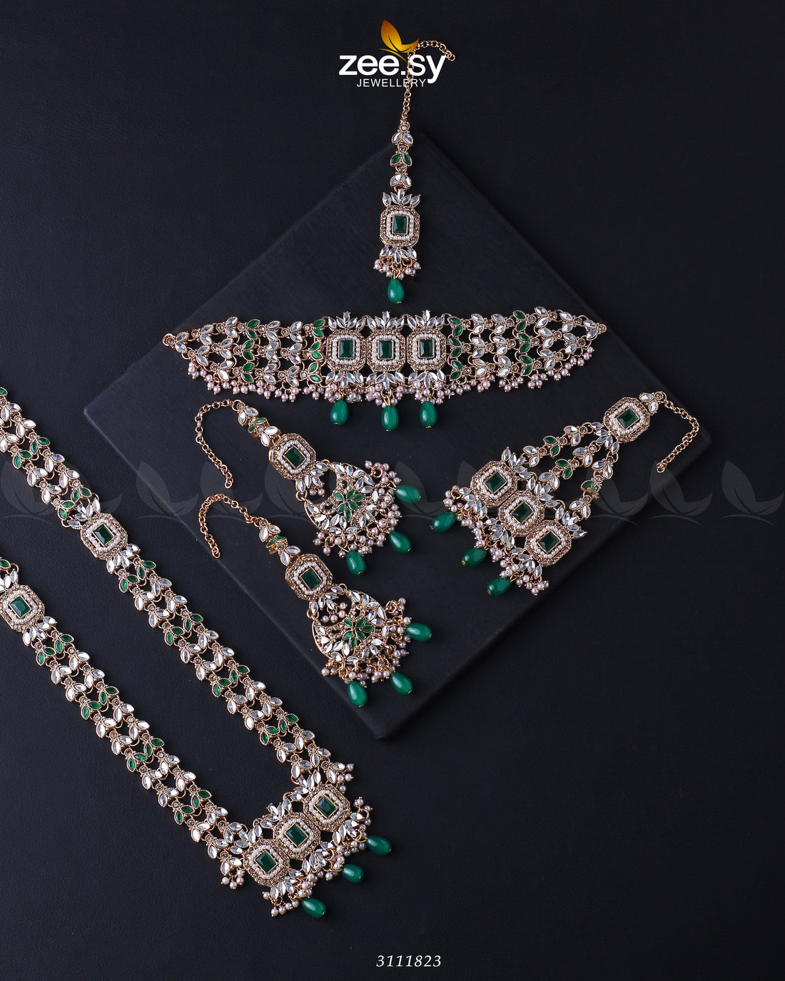 Anushka Bridal Set - by - Libasekhas UK - Registered Vendor of : Zeesy - 100% Original Designer Dresss
